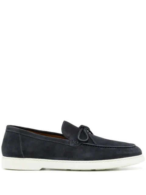 Doucal's lace-up suede loafers Blue DU3169EDWIUY106PB15
