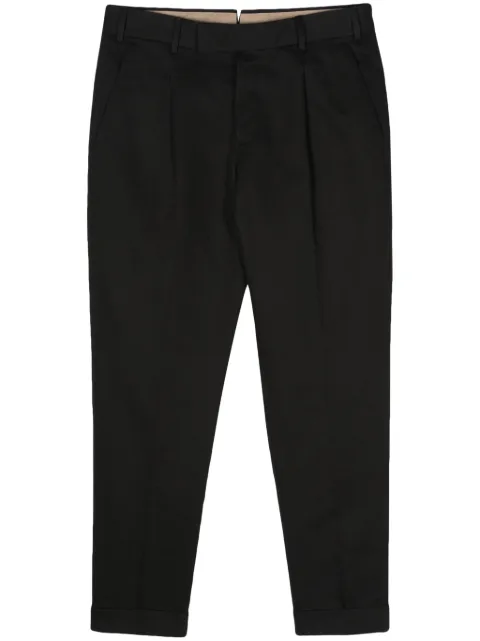 PT Torino mid-rise tapered trousers Black CORSZAZ40FWDBP65