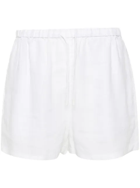 Tommy Hilfiger logo-plaque shorts White WW0WW41376