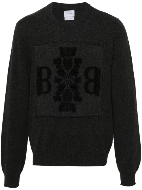Barrie 3D-logo cashmere jumper Grey C104353