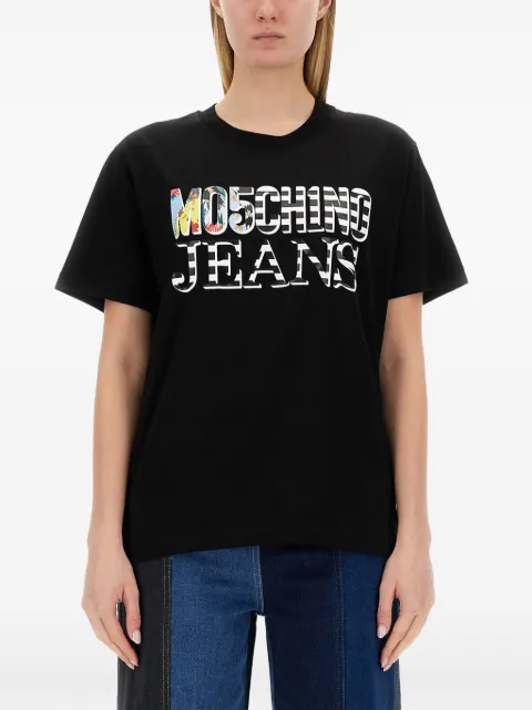 MOSCHINO JEANS logo t-shirt Black 7033762