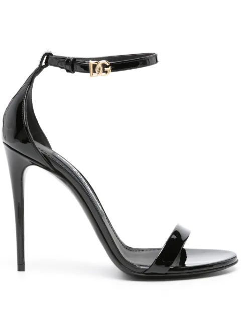 Dolce & Gabbana leather sandals Black CR1717A1471