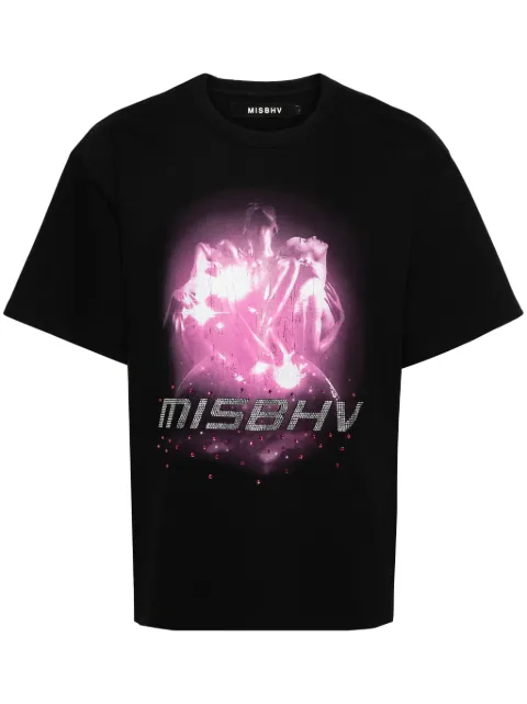 MISBHV graphic-print cotton T-shirt Black 122EX186