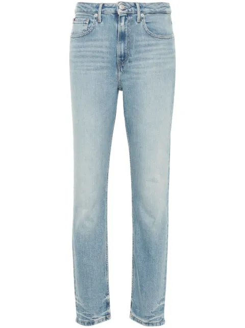 Tommy Hilfiger high-rise slim cigarette jeans Blue WW0WW41316