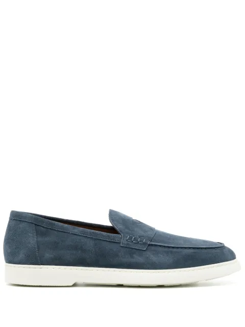 Doucal's penny-slot suede loafers Blue DU3275EDWIUY106PB22