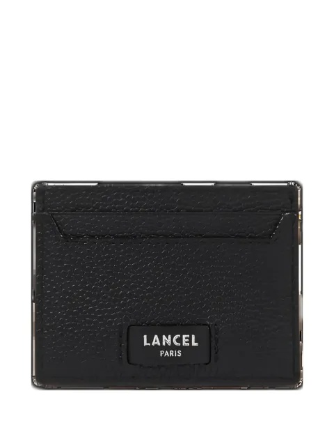 Lancel Ninon leather card holder Black A1279510TU