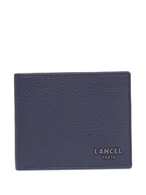 Lancel Côme 5CC leather wallet Blue A1288113TU