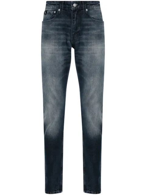 Calvin Klein Jeans mid-rise tapered-leg jeans Blue J30J324189
