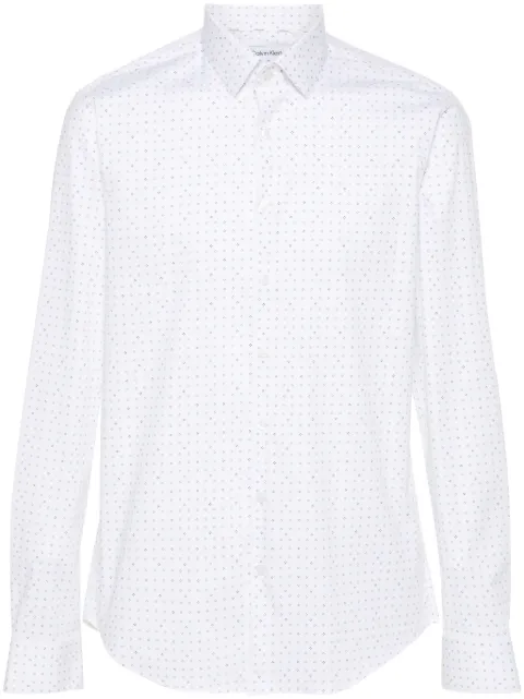 Calvin Klein geometric-print cotton shirt K10K112298