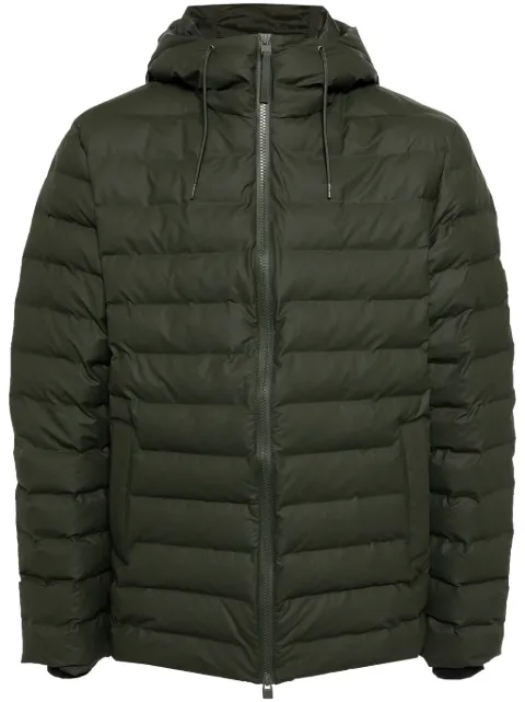 Rains Lohka hooded puffer jacket Green 15810