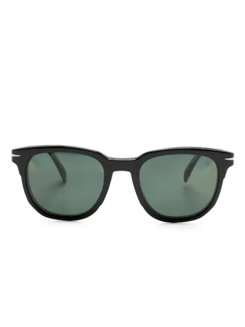 Eyewear by David Beckham tortoiseshell square-frame sunglasses Brown DB7120CSCLIP