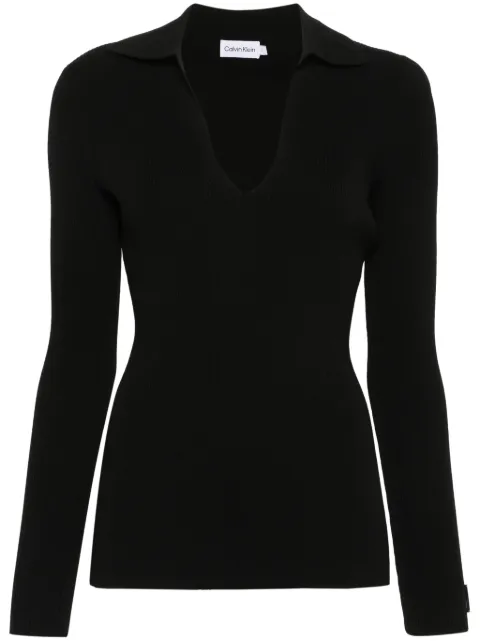 Calvin Klein fine-ribbed jumper Black K20K206384
