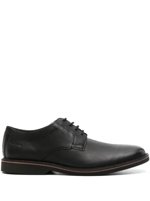 Clarks Atticus LTLace leather derby shoes Black 26173608