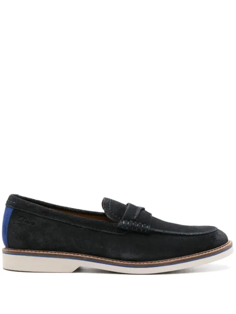 Clarks Atticus LTSlip suede loafers Blue 26172441