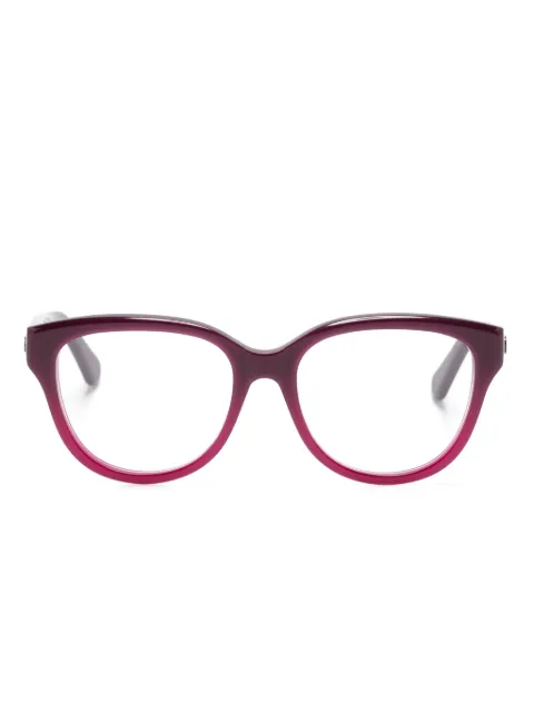 Chloé Eyewear gradient square-frame glasses Pink CH0243O