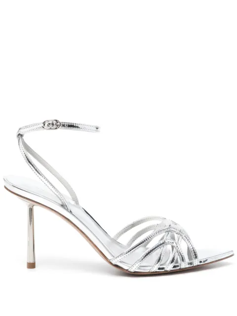 Le Silla Bella leather sandals Silver 6642A080G7PPMRA