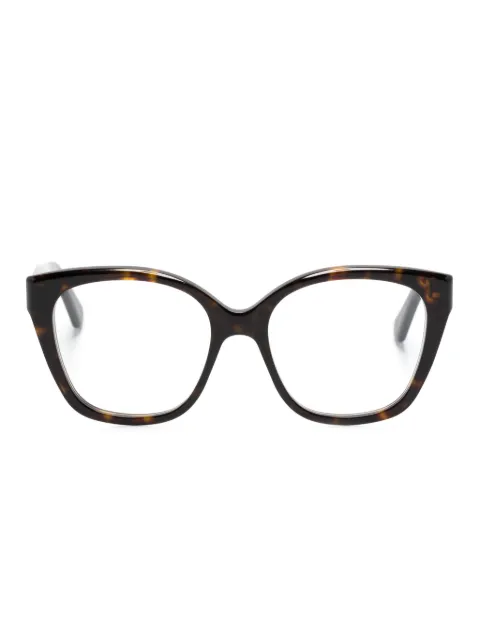 Chloé Eyewear tortoiseshell square-frame glasses Brown CH0241O