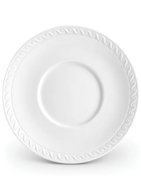 L'Objet Neptune porcelain saucer plate White NP160