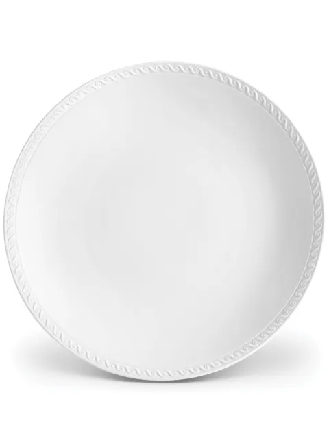 L'Objet Neptune porcelain charger plate White NP100