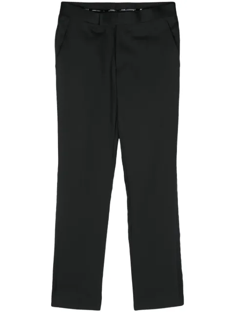 Karl Lagerfeld tapered-leg trousers Black 25507910543004
