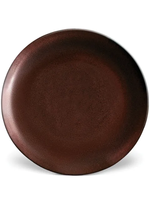 L'Objet Terra porcelain dinner plate (27 cm) Red TA710