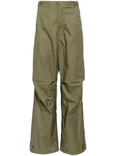Maharishi x Jean-Michel Basquiat wide-leg trousers Green 5123