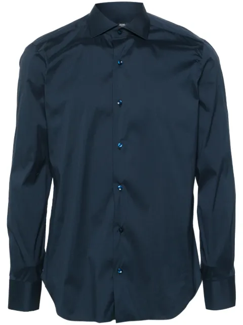 Barba spread-collar shirt Blue I1U13P01PZ2710U