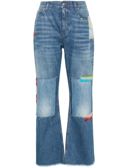 Marni mohair-detail straight-leg jeans Blue PAJD0257M4USCW23