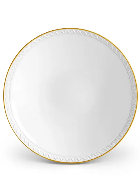 L'Objet Neptune porcelain soup plate White NP230