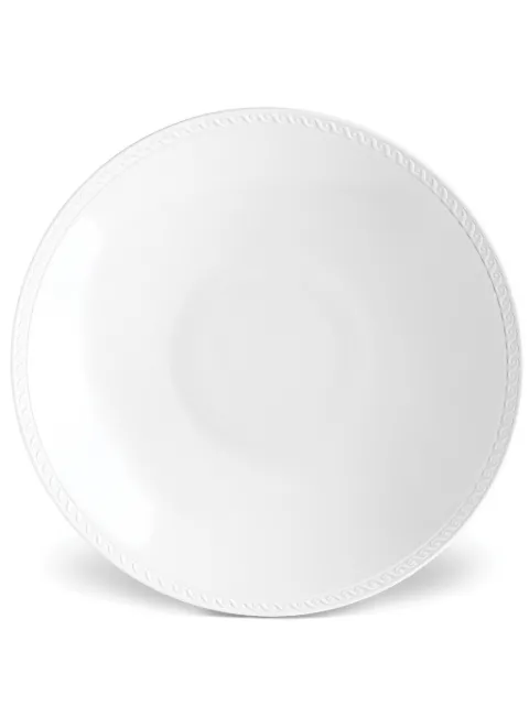 L'Objet large Neptune porcelain bowl White NP196