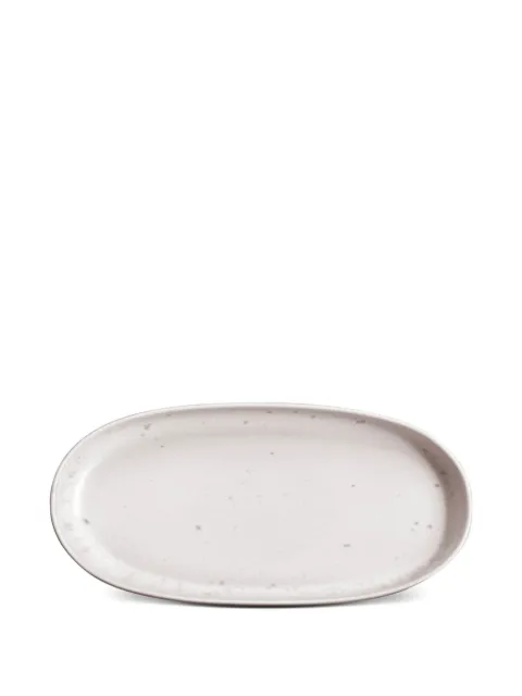 L'Objet small Terra oval serveware (15cm x 3cm x 23cm) White TA165