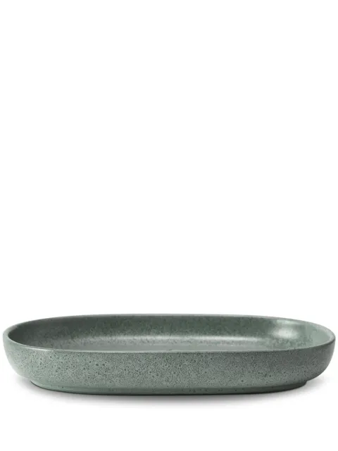 L'Objet small Terra porcelain platter (3cm x 23cm) Green TA664