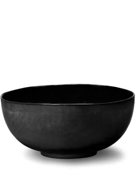 L'Objet Terra porcelain salad bowl (20cm) Black TA537