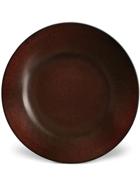 L'Objet Terra porcelain soup plate (23cm) Red TA730