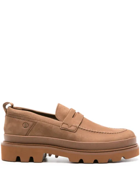 Clarks Badell Step leather loafers Brown 26176092