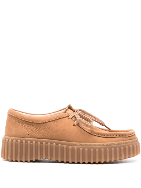 Clarks Torhill Bee leather loafers Brown 26172084
