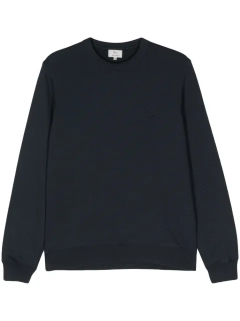 Woolrich embroidered-logo sweatshirt Blue CFWOSW0225MRUT3684