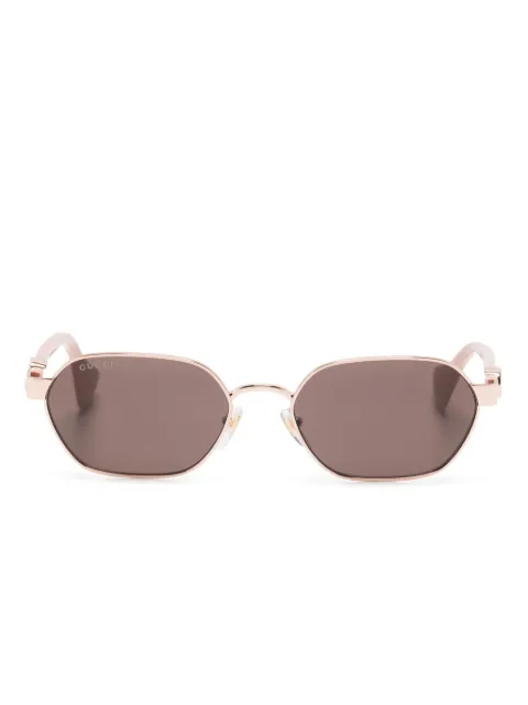 Gucci Eyewear oval-frame sunglasses Gold 778262I3330