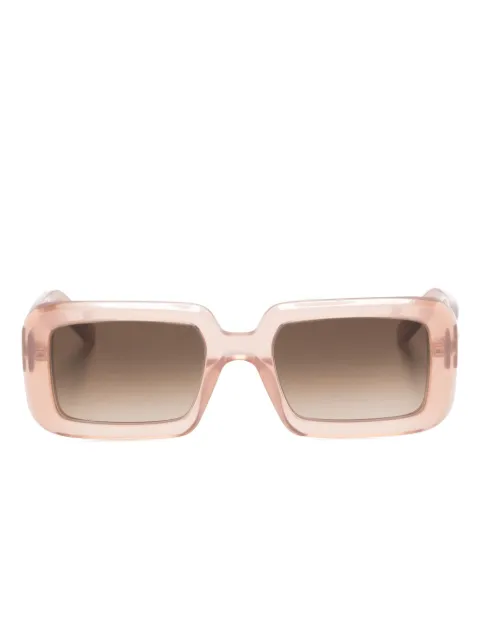 Saint Laurent Eyewear SL534 rectangle-frame sunglasses Pink SL534SUNRISE