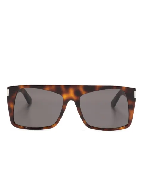 Saint Laurent Eyewear SL651 oversize-frame sunglasses Brown SL651VITTI