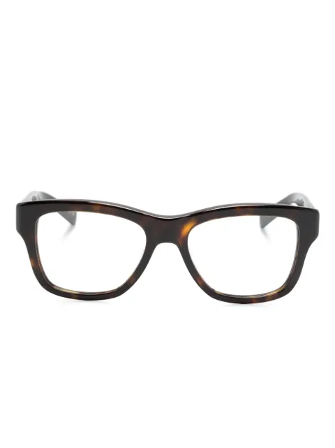 Saint Laurent Eyewear SL 677 wayfarer-frame glasses Brown SL677