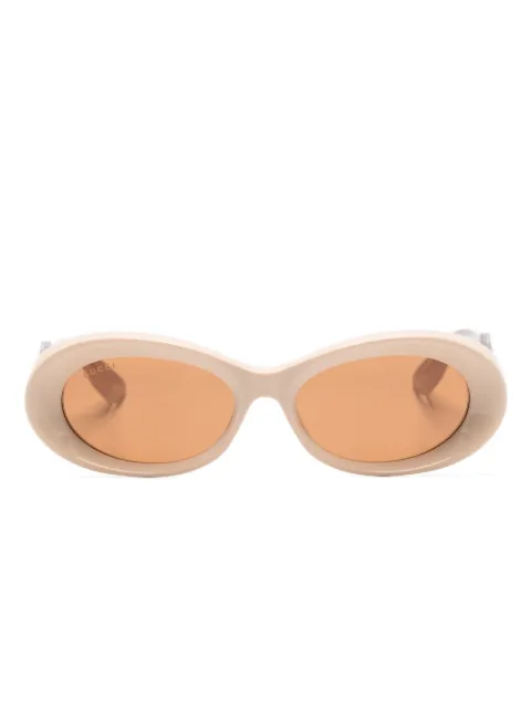 Gucci Eyewear oval-frame sunglasses Neutrals 778271J0740