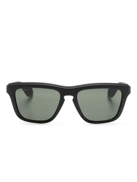 Gucci Eyewear logo-engraved square-frame sunglasses Black GG1571S001