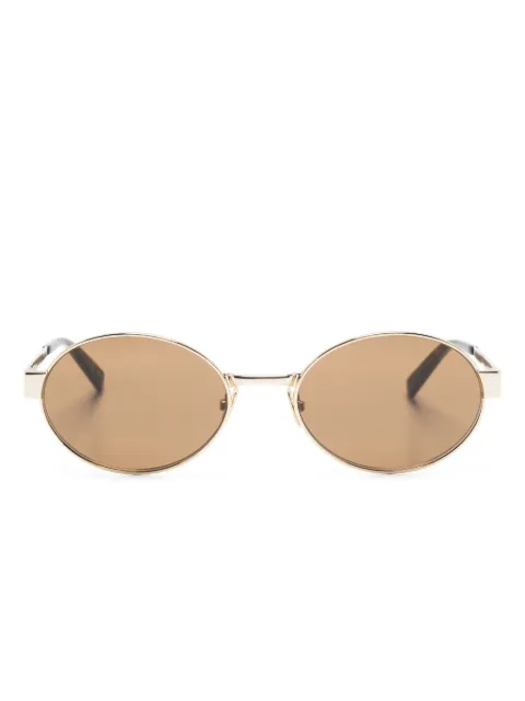 Saint Laurent Eyewear 692 oval-frame sunglasses Gold SL692004