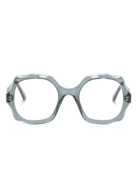 Chloé Eyewear geometric-frame glasses Black CH0228O