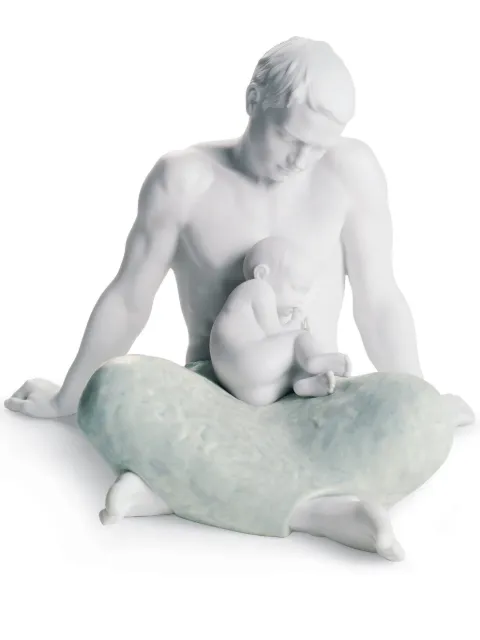 Lladró The Father porcelain sculpture (22cm x 27cm) White 01008407