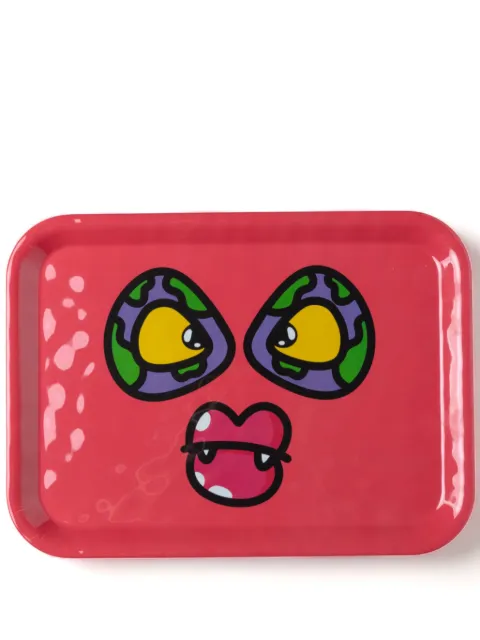 Seletti Monsters Tina rectangle-shape tray Red 19049