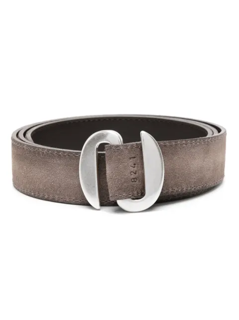 Orciani buckled suede belt Grey U08241CLB