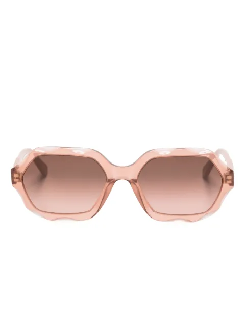 Chloé Eyewear Olivia oval-frame sunglasses Pink CH0227S
