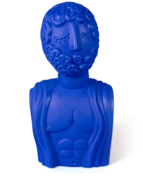 Seletti "Man" bust in terracotta Blue 11512B